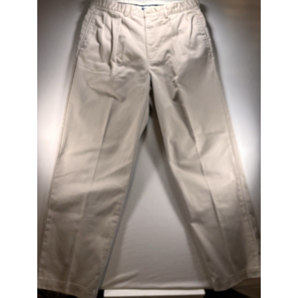 Polo Ralph Lauren Khakis Pants 36 X 30 Men's Beige Cotton Designer Luxury